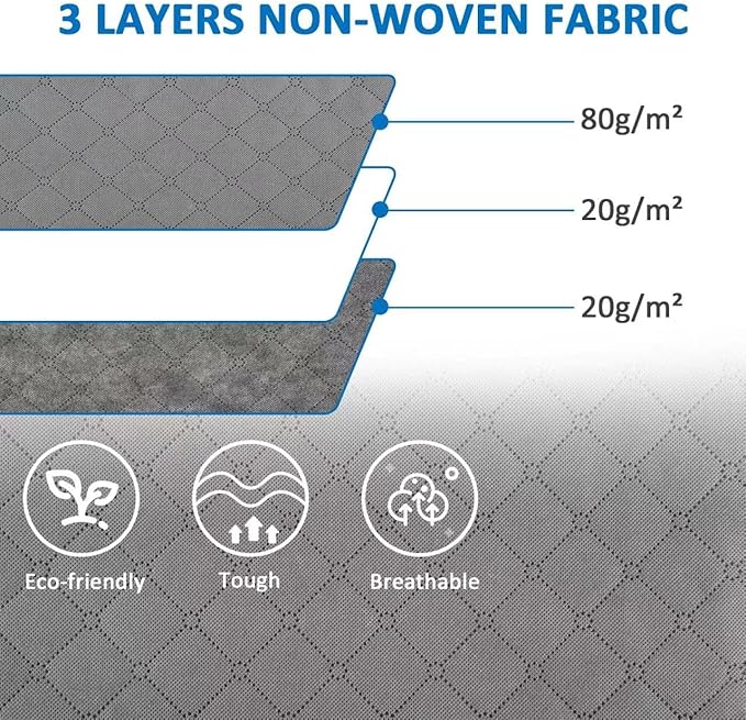 Amazon Basics Foldable Large Clothes Storage Bags with Clear Window & Carrying
