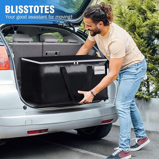 Moving Bags, 76L, 10-Pack, Black