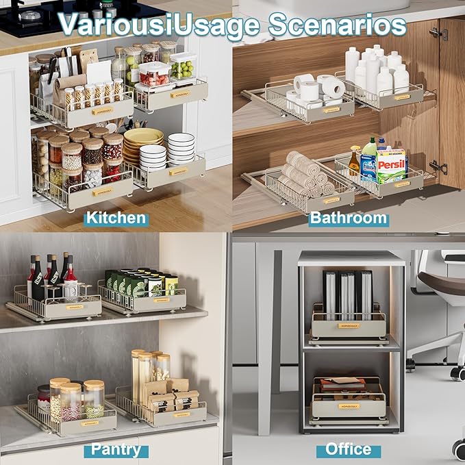 Under Sink Organizer, Under Sink Organizers and Storage Shelves