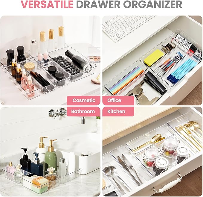 DAY Makeup Drawer Organizer Trays 17 PCS