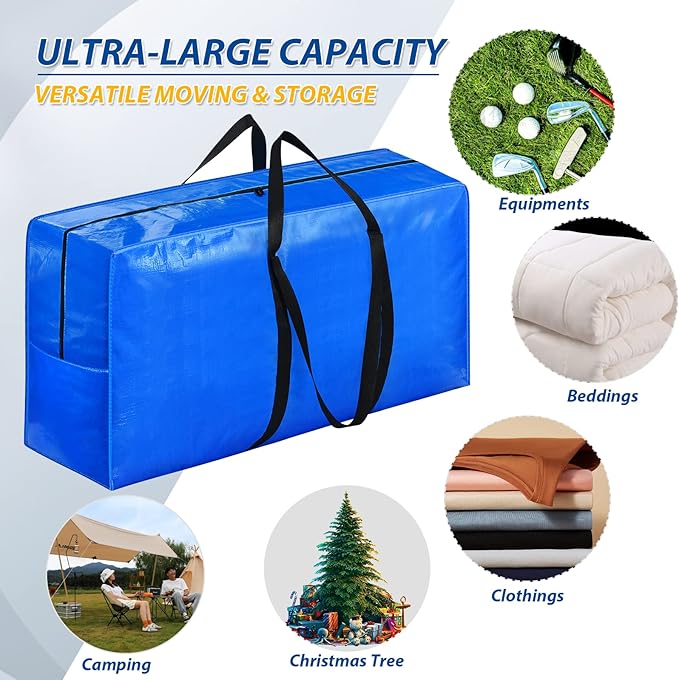 168 Gallon Extra Large Storage Bags, 1PACK
