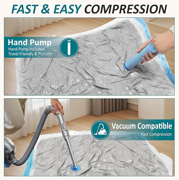 Cozy Essential Vacuum Storage Bags, 30 Combo
