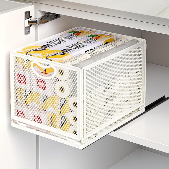 Pull Out Cabinet Organizer, 9.6" W x 11.8" D x 8.4" H
