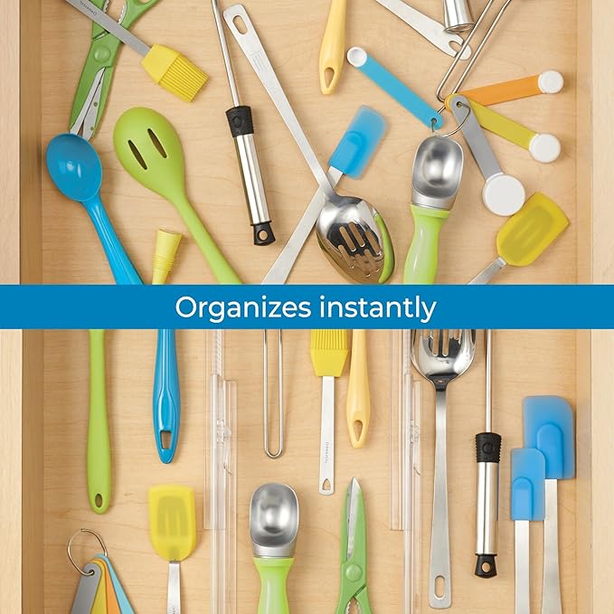 Plastic Adjustable Deep Drawer Divider, Kitchen, Dresser, Desk