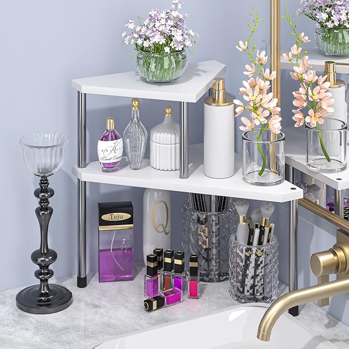 Bathroom Counter Organizer Over Sink for Toiletries Makeup