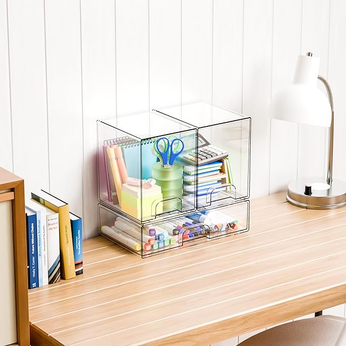 3 Set Clear Baby Bottle Organizer for Countertop