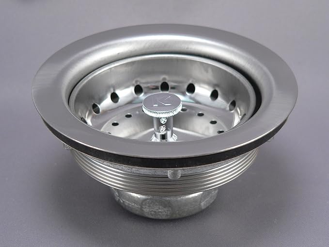 Keeney 1431SSBX Sink Strainer with Fixed Post Basket, Stainless Steel