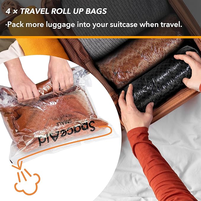 20 Pack Vacuum Storage Bags, Space Saver Sealer Compression Bags for Comforters