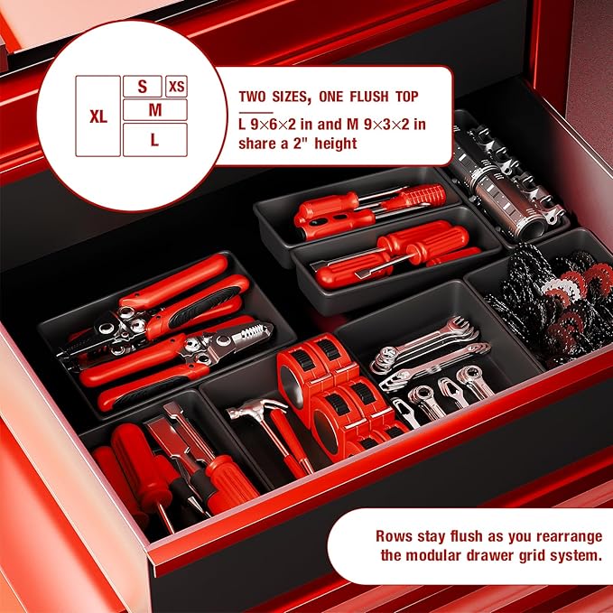 10 PCS Tool Box Drawer Organizers
