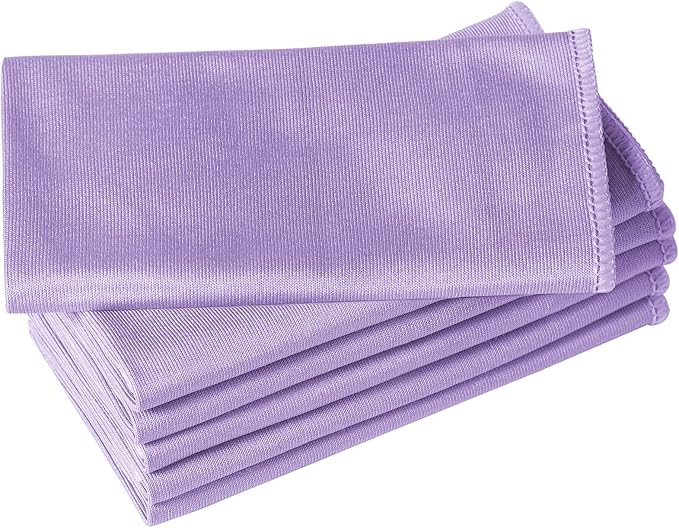 Puomue 6 Pack Microfiber Glass Cleaning Cloth, 16 Inch X 16 Inch, Lint Free Quickly Clean Window, Glasses, Windshields, Mirrors, and Stainless Steel