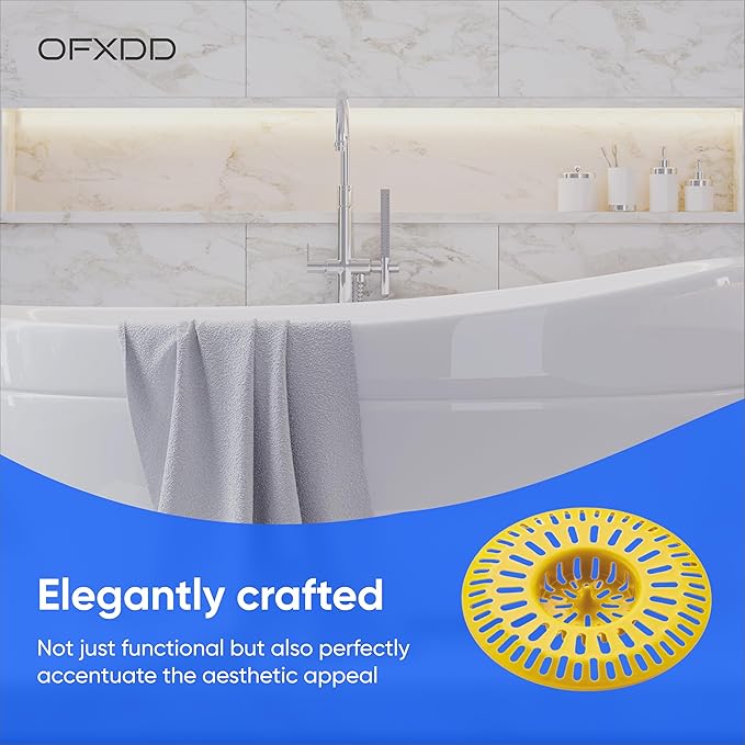 Kitchen Sink Drain Trap Basket - Bathroom Shower Hair Cover Strainer - Bath Tub Mesh Clear Traper Bathtub Trapper