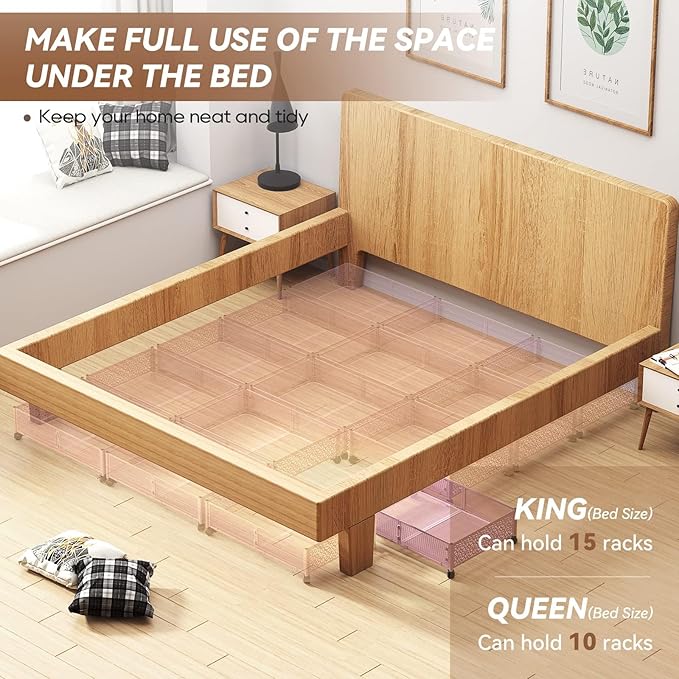 Under the Bed Storage Containers with Wheels, Under Bed Storage