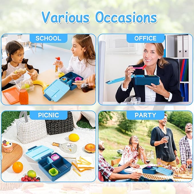 Ecurfu Silicone Dips Containers, 2x 4 oz Salad Dressing Container To Go, Condiment Container with Lids, Compatible with Most Bento Lunch Box