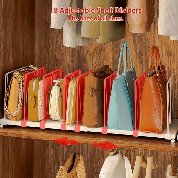 Extendable Purse Organizers Purse Storage. Length 16-28 in. Bag Organizer Purse