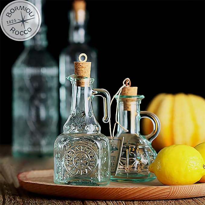 Bormioli Rocco Country Home Helios Oil Bottle, 8-Ounce