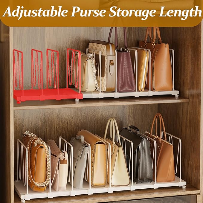 Extendable Purse Organizers Purse Storage. Length 16-28 in. Bag Organizer Purse