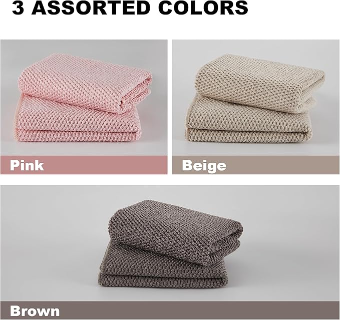 JOYMOOP Microfiber Cleaning Cloth, Soft Absorbent Cloth, Multi-Purpose Cleaning Cloth, Highly Absorbent Cleaning Rags, Lint-Free, Streak-Free Cleaning Cloths for Kitchen Home Office, 5Pcs