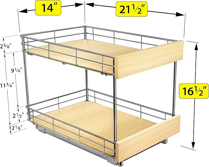 PROFESSIONAL® SELECT™ Pull Out Cabinet Organizer, 14" x 21"