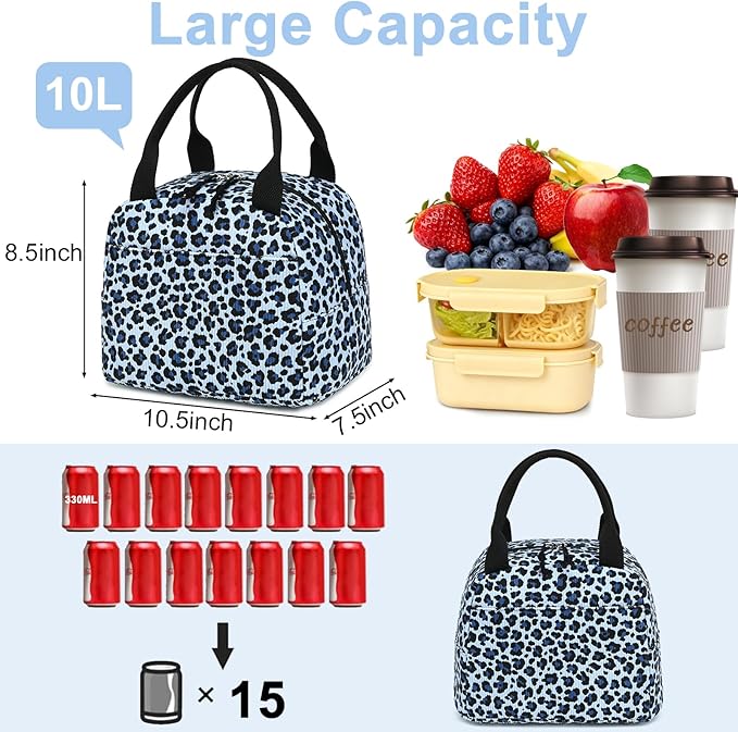 Bluboon Corduroy Lunch Bag - Large 15L - Women/Men