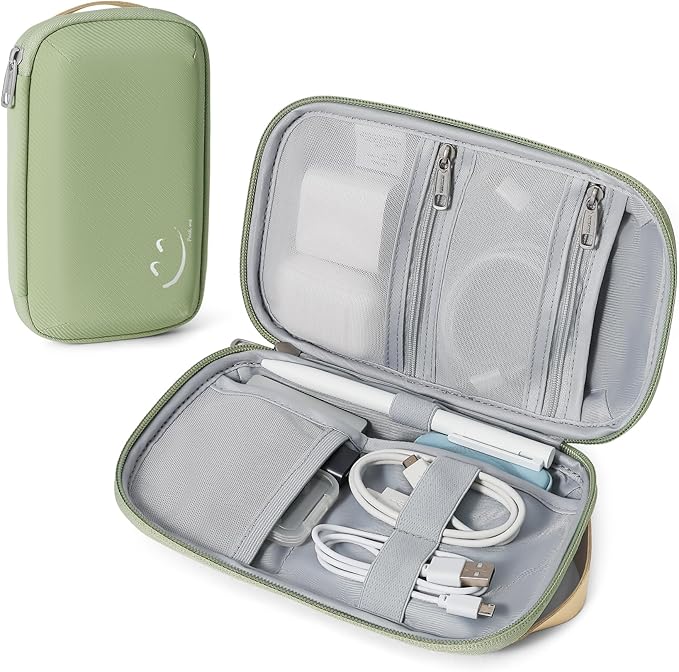 Travelkin Travel Cord Organizer, Small Electronic Organizer Travel Case, Cable Organizer Bag For Cords,Chargers Phone, Sd Card,Usbs
