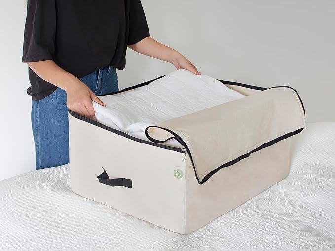 Canvas Storage Bags for Comforters and Blankets
