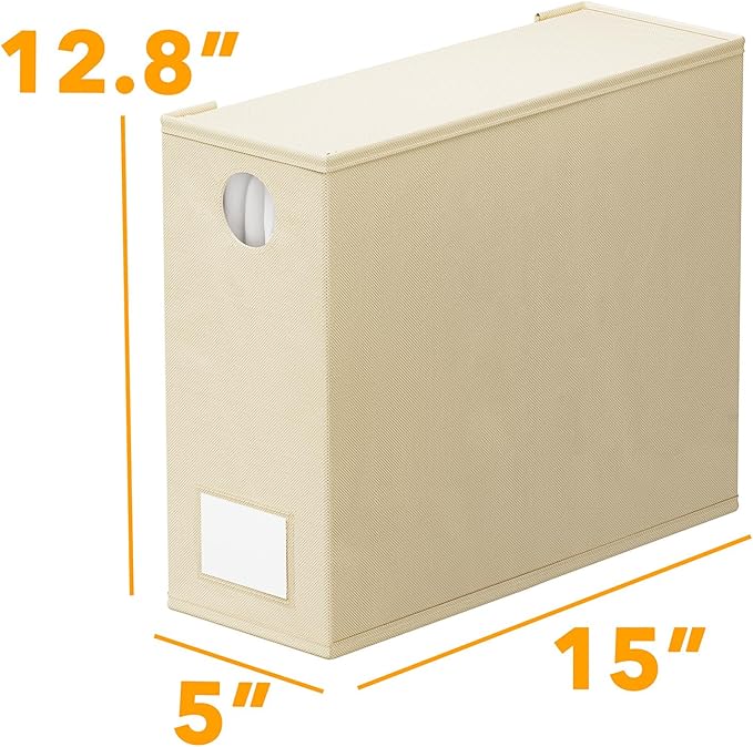 10 Pack Bed Sheet Organizers and Storage, Beige
