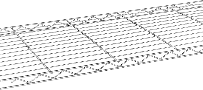 Wire Shelving Unit, Metal Storage Shelves, Durable Heavy Duty Shelf