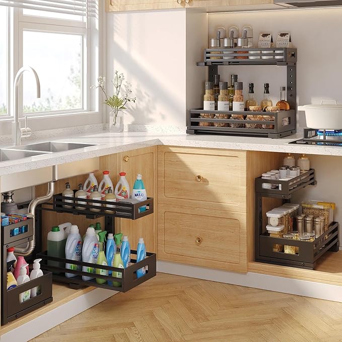 2-Pack Under Sink Organizer and Storage