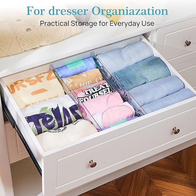 18 Pack Drawer Dividers for Clothes