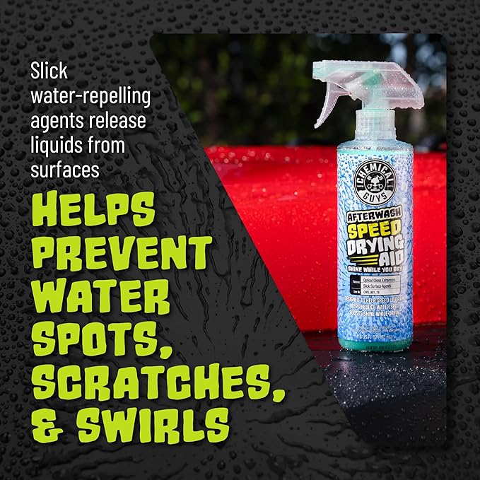 Chemical Guys After Wash Sprayable Gloss Boosting Car Wash Drying Aid - 16 oz Car Detailing Spray Helps Reduce Water Spots, Adds Shine