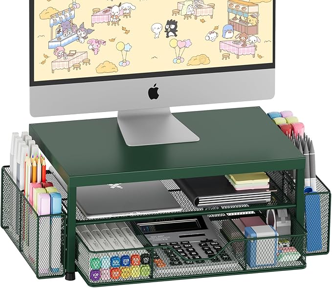 Desk Organizers and Accessories, Dark Green