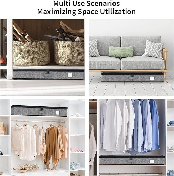 Under Bed Storage Containers 4 Pack