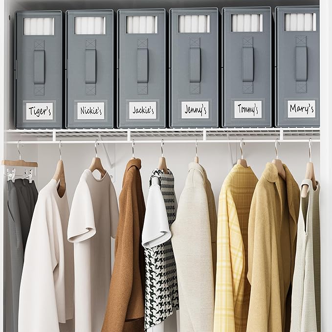 SheetCube Bed Sheet Organizers and Storage 6 Pack