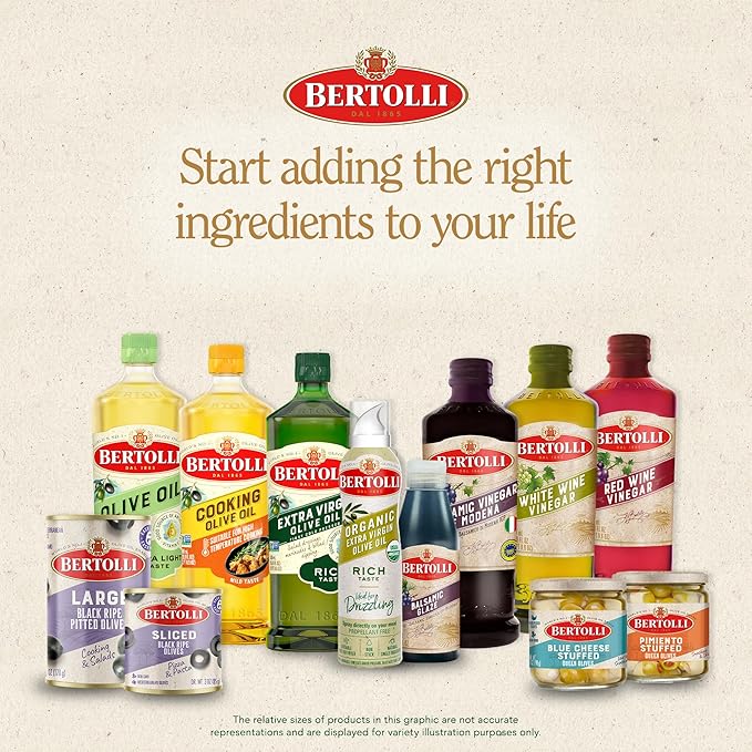 Bertolli Extra Virgin Olive Oil Spray, Rich Taste, Non-Aerosol, Contains Polyphenols, 4.9 fl oz, Pack of 6