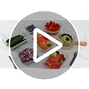 10 Pack Glass Food Storage Containers with Lids, Gray