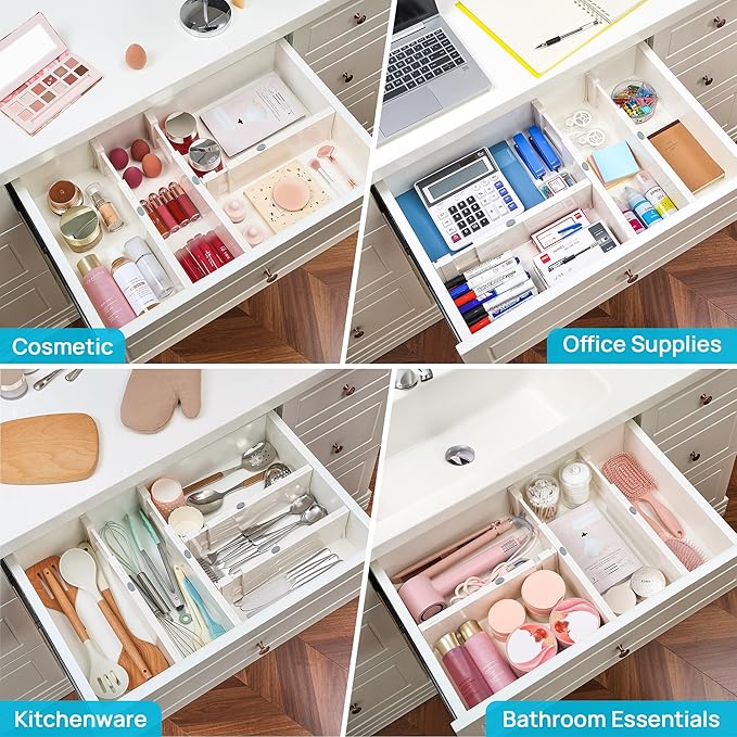 Drawer Dividers for Clothes 8 Pack