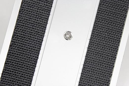 CleanAide Flat Mop Plate Frame for Microfiber Pads, Commercial-Grade Aluminum with 360° Swivel, Hook and Loop Fastening, Lightweight and Durable, Gray, Frame Only, 24 Inches
