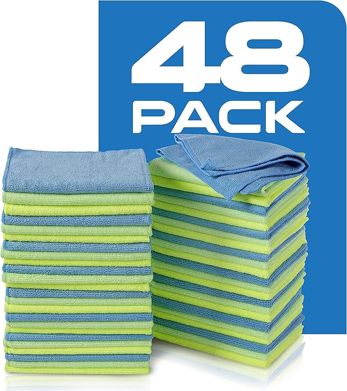 Zwipes Microfiber Cleaning Cloths, 48 Pack