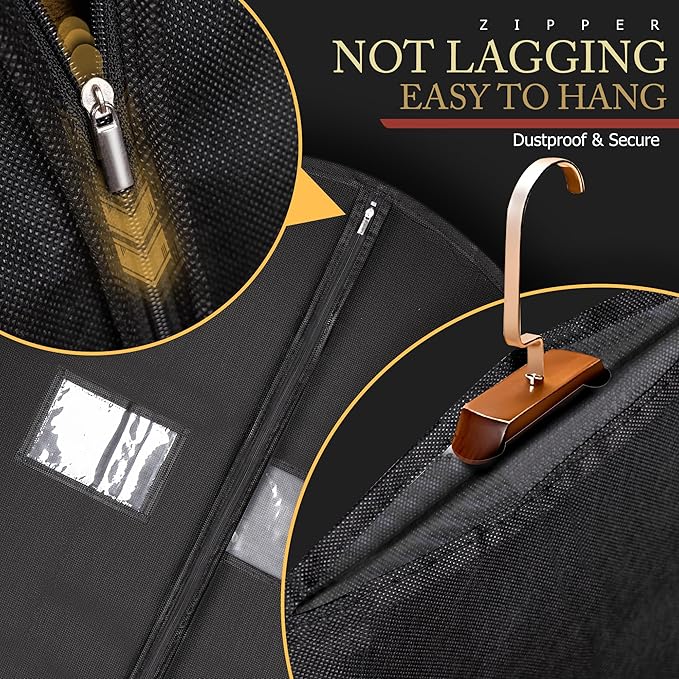 10 Pack 40-inch Garment Bags for Travel