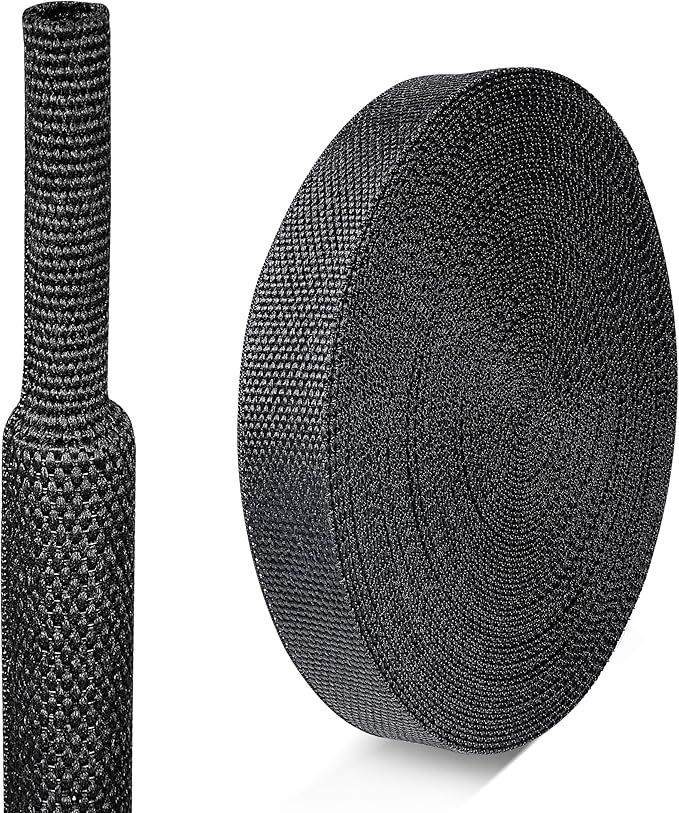 Heat Shrink Wire Loom 2:1 Shrinkable Braided Cable Sleeve 3/8 Inch ID-88ft Abrasion Protection Flexibility Fabric Wiring Harness Cover Sheath