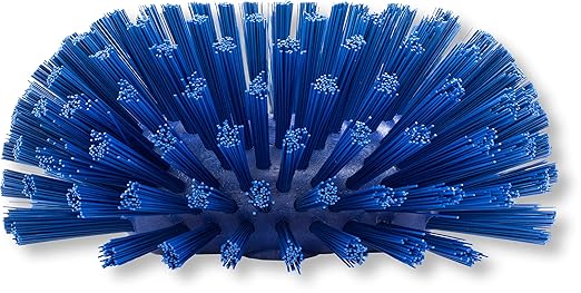 SPARTA Tank and Kettle Scrub Brush Heavy-Duty Tile Brush, Color-Coded and Handle Compatible (Sold Separately) for Optimal Access In Spacious Containers, Plastic, 5.25 X 7.5 Inches, Blue