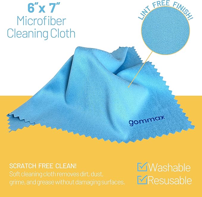 Lens Cleaner Kit with Glasses Cleaning Cloth, Eyeglass Cleaner Spray, Glasses Cleaner Kit, Safe for Coated Lenses