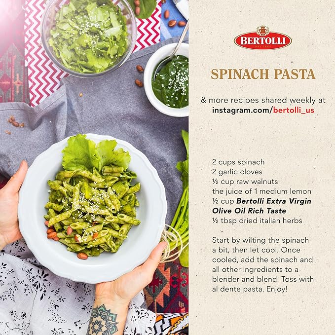 Bertolli Extra Virgin Olive Oil Spray, Rich Taste, Non-Aerosol, Contains Polyphenols, 4.9 fl oz, Pack of 6