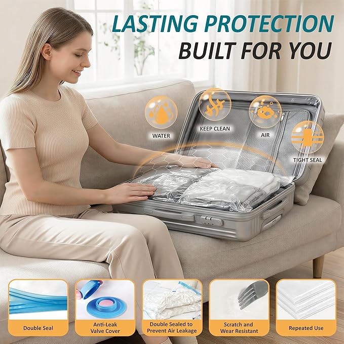 Cozy Essential Vacuum Storage Bags, 30 Combo