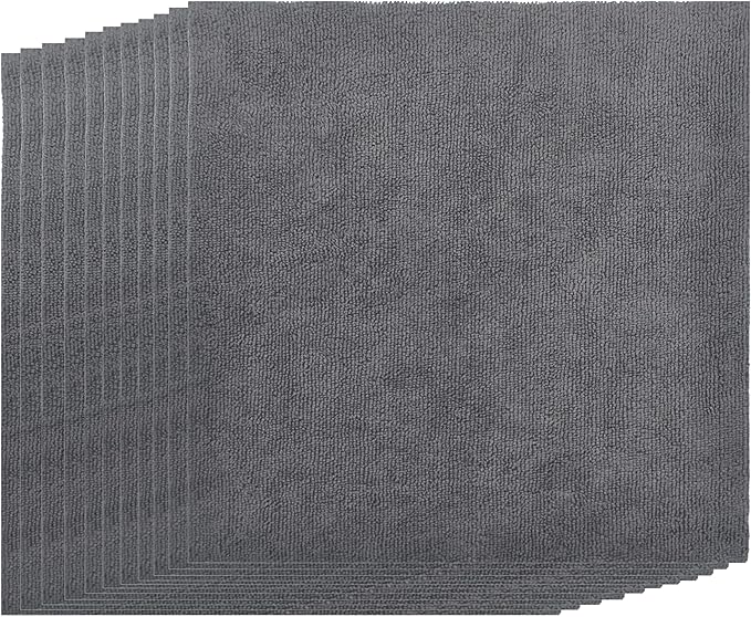 Microfiber Multipurpose Cleaning Cloths-50PC, Softer Highly Absorbent, Lint Free Streak Free for House, Kitchen, Car, Window Gifts(12in.x12in.)