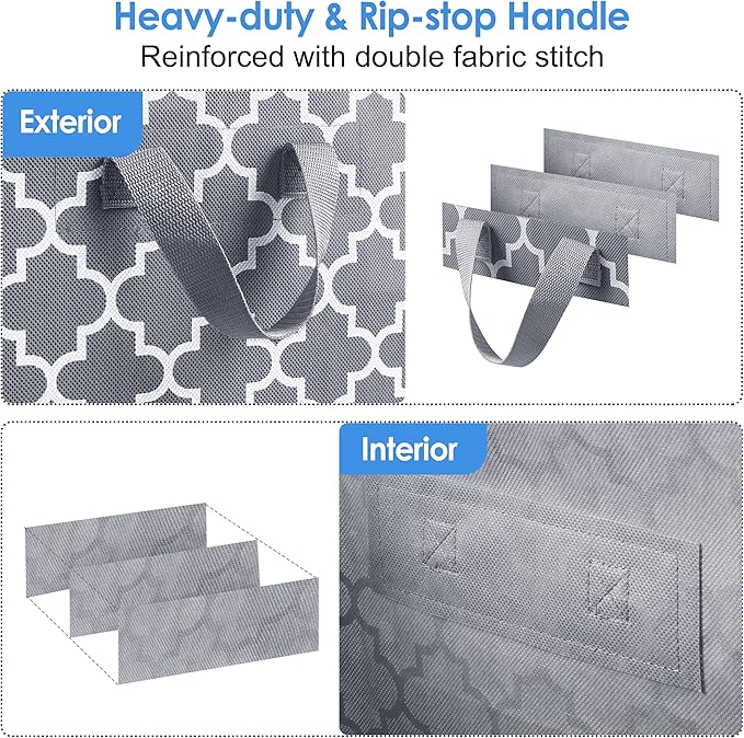 Storage Bags 2 Pack/100L Large Blanket Clothes Organization and Storage
